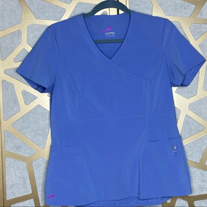 Lynx Women's Solid V-Neck‎ Scrub Top-6004